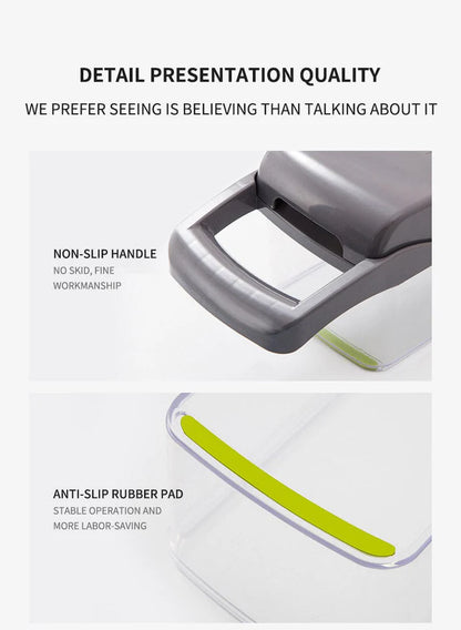 Vegetable Chopper – 12-in-1 Multifunctional Food Cutter