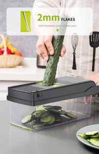 Vegetable Chopper – 12-in-1 Multifunctional Food Cutter