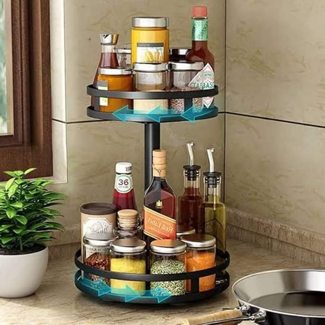 360° Rotatable Metal Storage Organizer by MATRIX