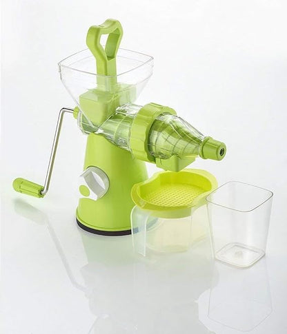 Dreamshop Fruits and Vegetable Juicer with Waste Collector (Green_0078)