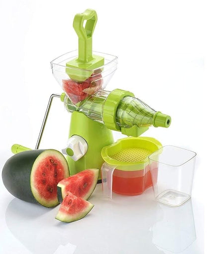 Dreamshop Fruits and Vegetable Juicer with Waste Collector (Green_0078)