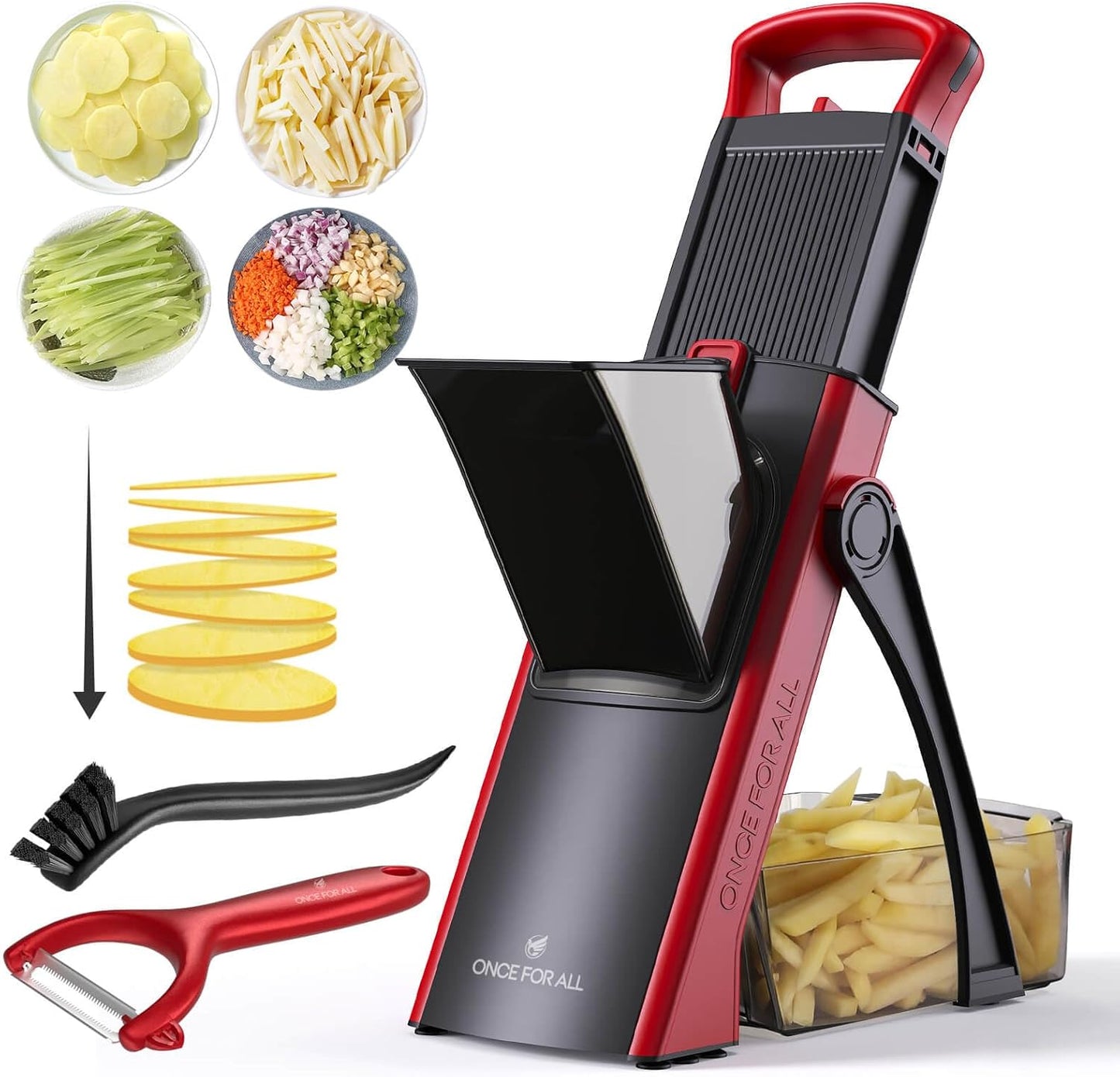 Cutter Pro Safe Mandoline – Veggie & Fries Chopper