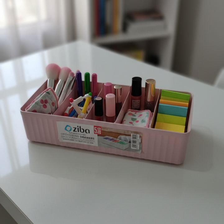 StackEase 5-Grid Organizer Tray by Ziba