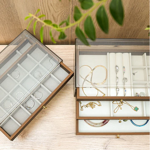 HeritageTreasure 3-Drawer Jewelry Box