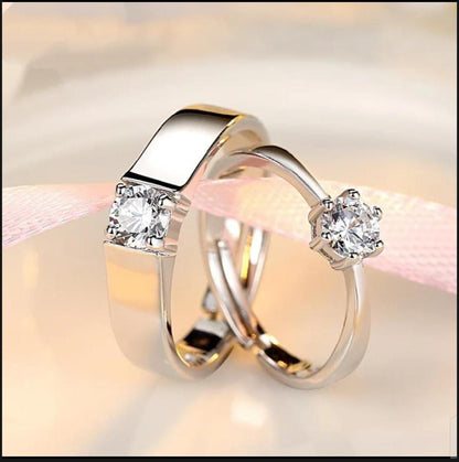 Elegant Couple Rings – Symbol of Love & Commitment