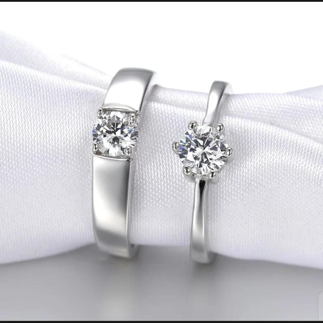 Elegant Couple Rings – Symbol of Love & Commitment