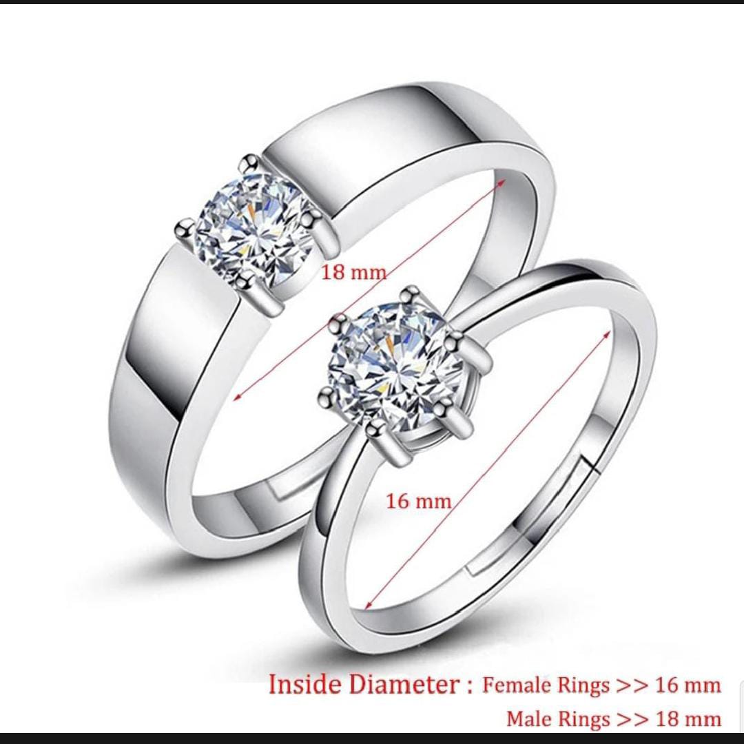 Elegant Couple Rings – Symbol of Love & Commitment
