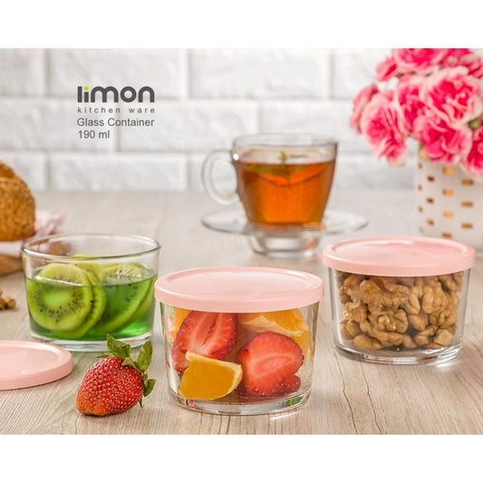 190ml Mini Glass Storage Bowl (1966) by Limon