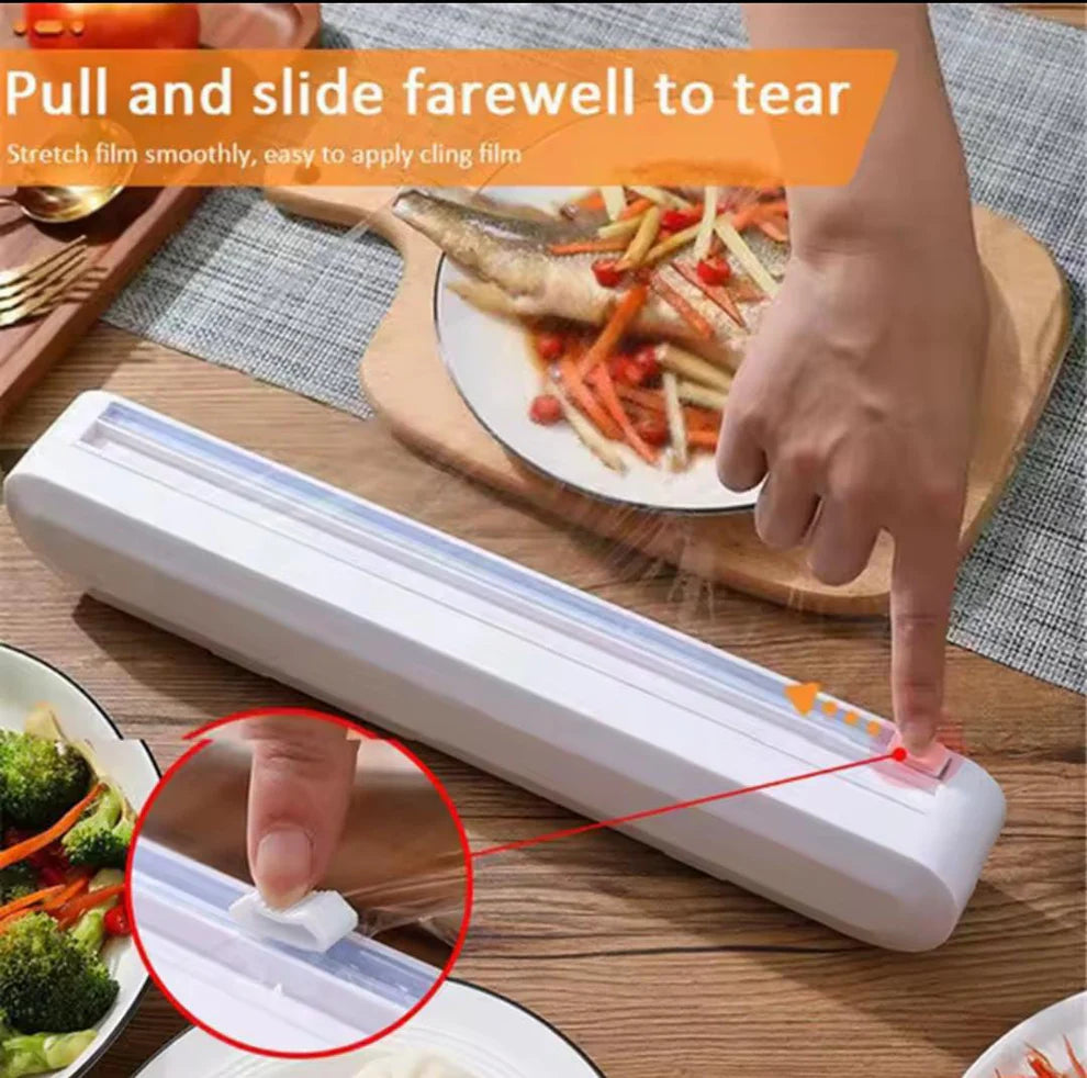 Cling Film Cutter Plastic Packaging Cutting Dispenser